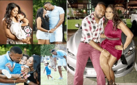 Jenna Ali Pollard with her family